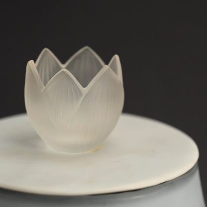 Exquisite Japanese Glass Mizusashi ー松本 正雄