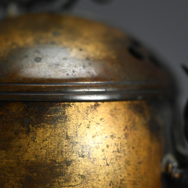Gilded Sahari-do Buddhist Koro Incense Burner ー金砂張香炉