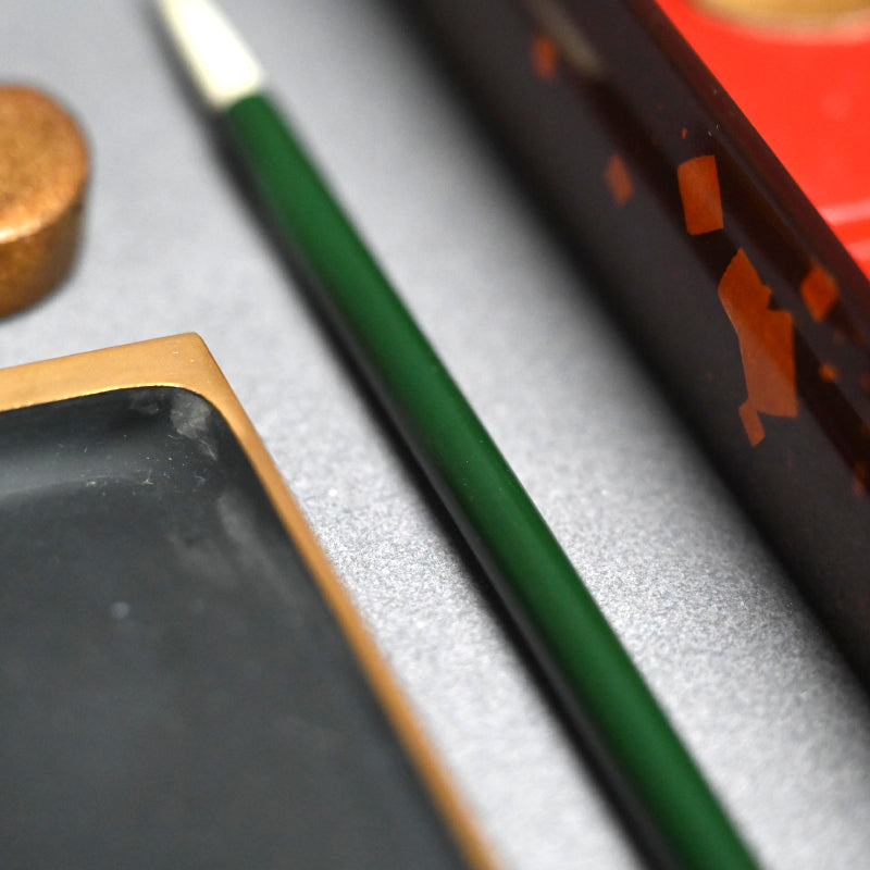 Lacquer Writing Box by Ito Tozan, Kamisaka Sekka and Hyoetsu ー三代 伊東 陶山, 神坂 雪佳, 二代 三木 表悦 “老松双鶴図”