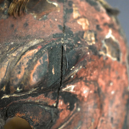 Ancient Wooden Tengu Mask, Kamakura to Muromachi period