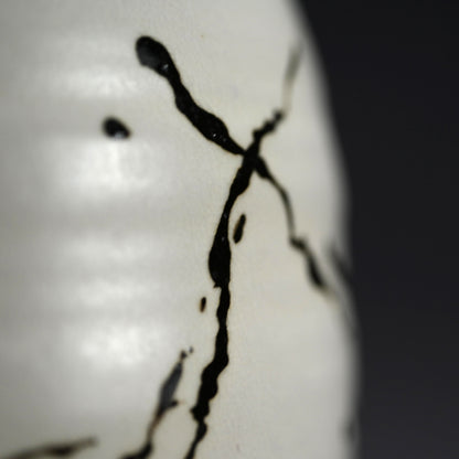 Sodeicha Yamada Hikaru Vase ー山田 光 “白化粧鉄繒 壺”