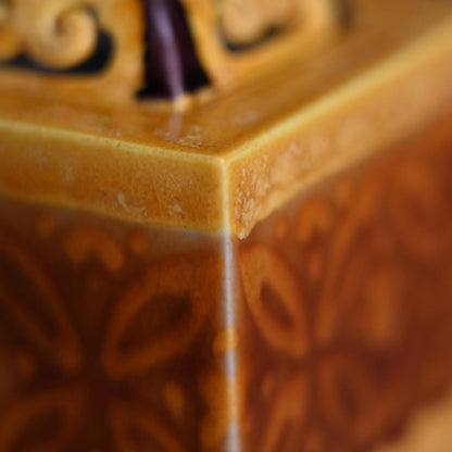 Koro Censer by Living National Treasure ー初代 徳田 八十吉 “香爐”