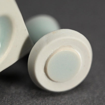 Pair Mentori Covered Vases ー八木 明 “面取り 蓋物”