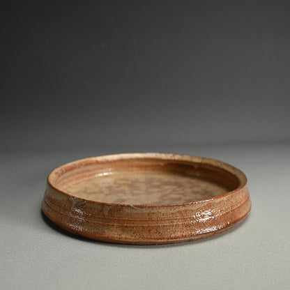 Gohon-style Hagi Plate ー三輪 栄造 “皿”