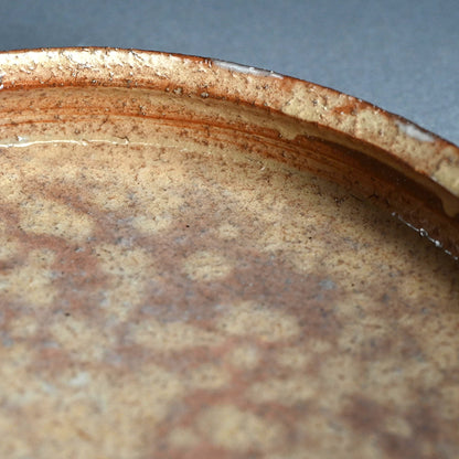Gohon-style Hagi Plate ー三輪 栄造 “皿”