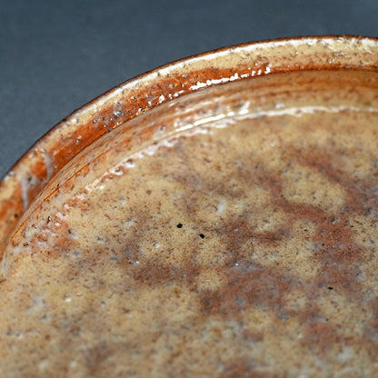 Gohon-style Hagi Plate ー三輪 栄造 “皿”