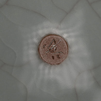 Fine Crackled Celadon Vase ー浦口 雅行 “青瓷双耳花生”