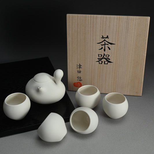 Sencha Teapot and 5 Cup Set ー津田 悠 “茶器”