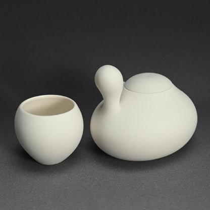 Sencha Teapot and 5 Cup Set ー津田 悠 “茶器”