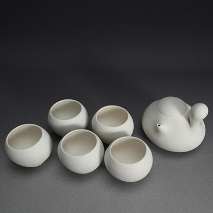 Sencha Teapot and 5 Cup Set ー津田 悠 “茶器”