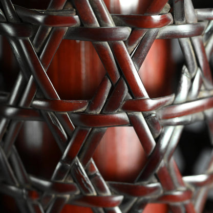 Antique Japanese Bamboo Basket ー山下 巧竹斎 “鳳美竹 華籃”