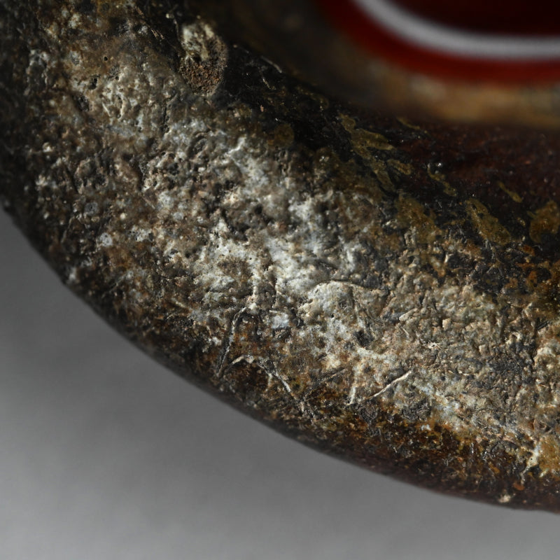 Antique Japanese Warped Bizen Tea Room Mizusashi