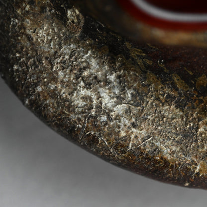 Antique Japanese Warped Bizen Tea Room Mizusashi