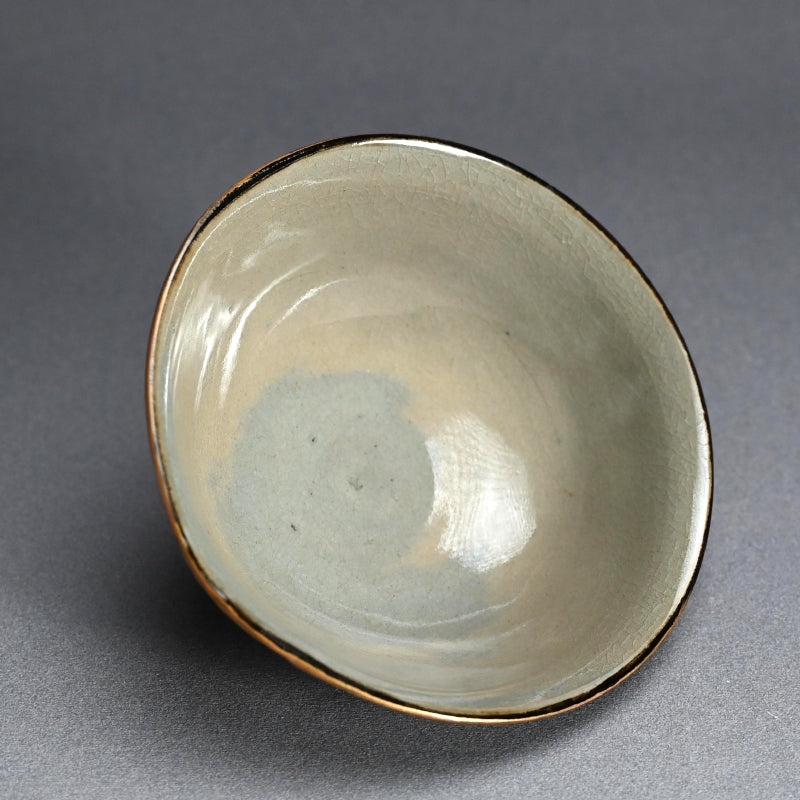 Chawan Tea Bowl ー宮川 (真葛) 香山 “雪中梅畫 茶碗”