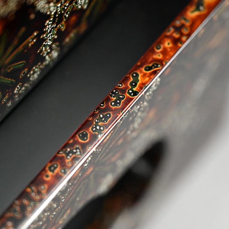 Spectacular Wakasa Stacking Lacquer Jubako Box