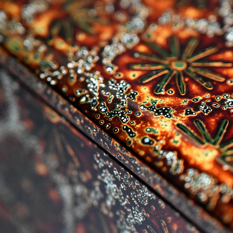 Spectacular Wakasa Stacking Lacquer Jubako Box