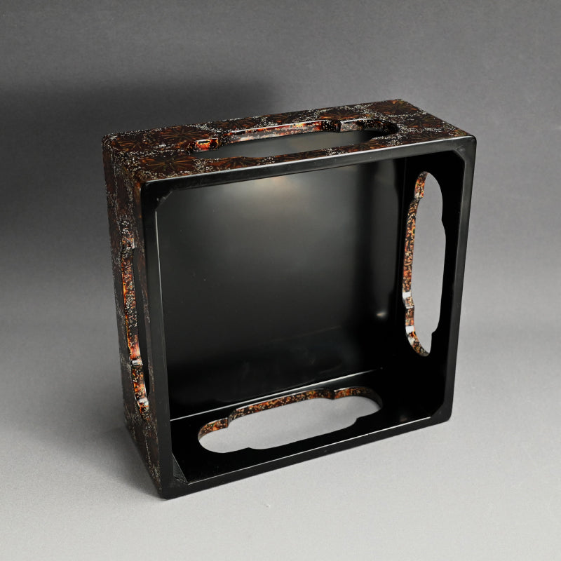 Spectacular Wakasa Stacking Lacquer Jubako Box