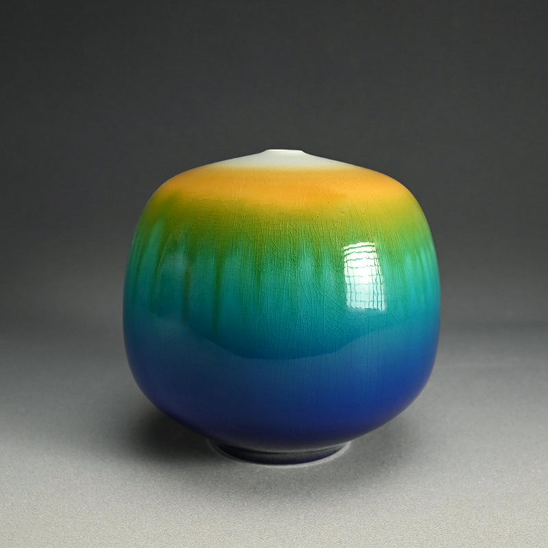 Yasokichi Ⅳ Vase ー徳田 順子 (四代 八十吉)  “瑞穂”