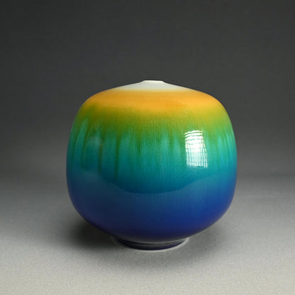 Yasokichi Ⅳ Vase ー徳田 順子 (四代 八十吉)  “瑞穂”