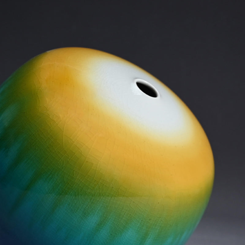 Yasokichi Ⅳ Vase ー徳田 順子 (四代 八十吉)  “瑞穂”
