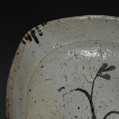 Kohiki Karatsu Kashiki Bowl ー中川 自然坊 “粉引唐津 菓子器”