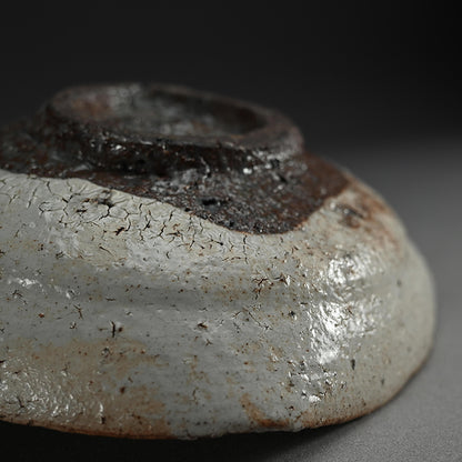 Kohiki Karatsu Kashiki Bowl ー中川 自然坊 “粉引唐津 菓子器”