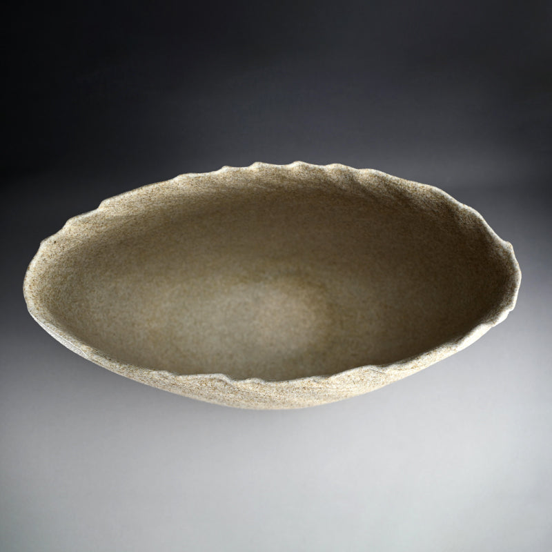 Big Vase Exhibited at the Japan Ceramic Art Exhibitionー崎山 隆之 “波紋”