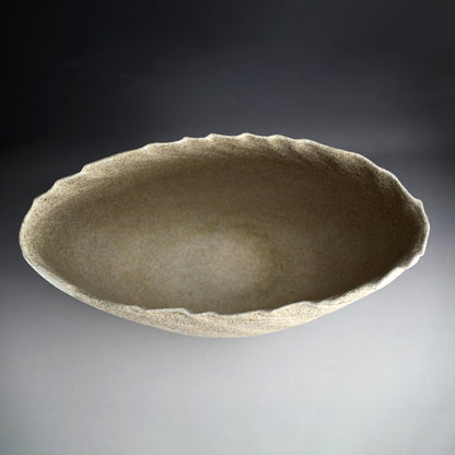 Big Vase Exhibited at the Japan Ceramic Art Exhibitionー崎山 隆之 “波紋”