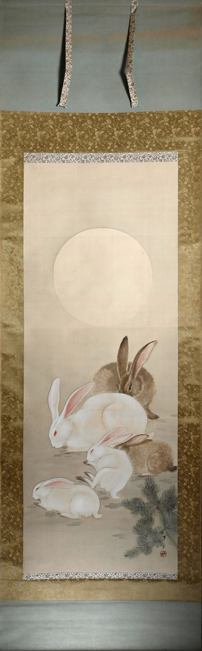 Rabbits in Moonlight ー堀田 秀叢 “群兎”