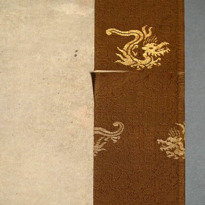 Ancient Ink Painting of Egrets in Snow