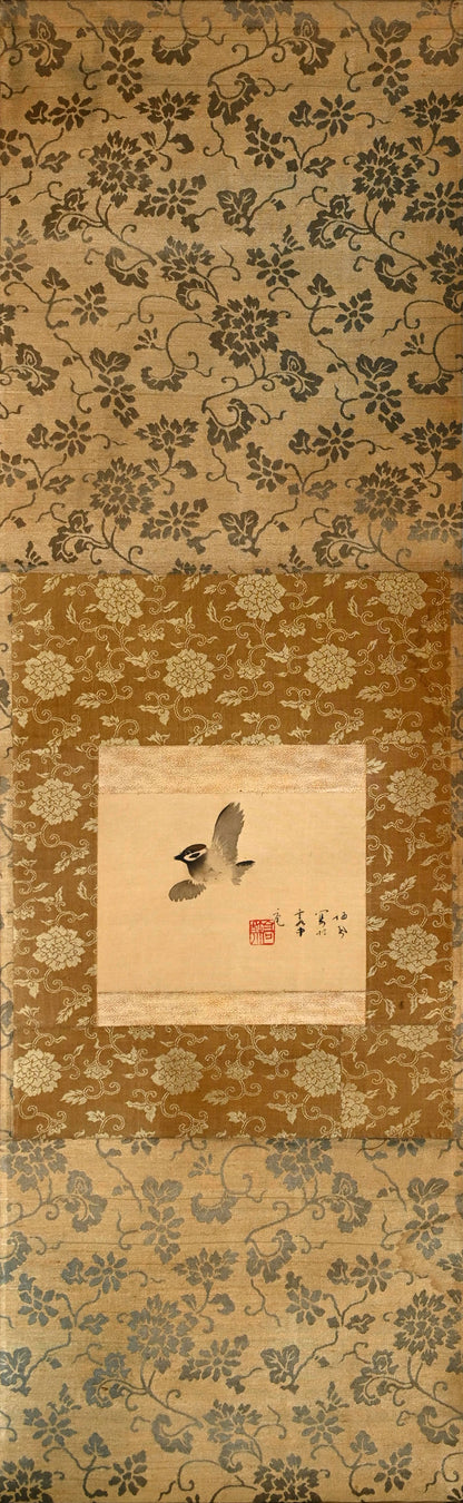 Starling Scroll ー竹内 栖鳳 “喜雀”