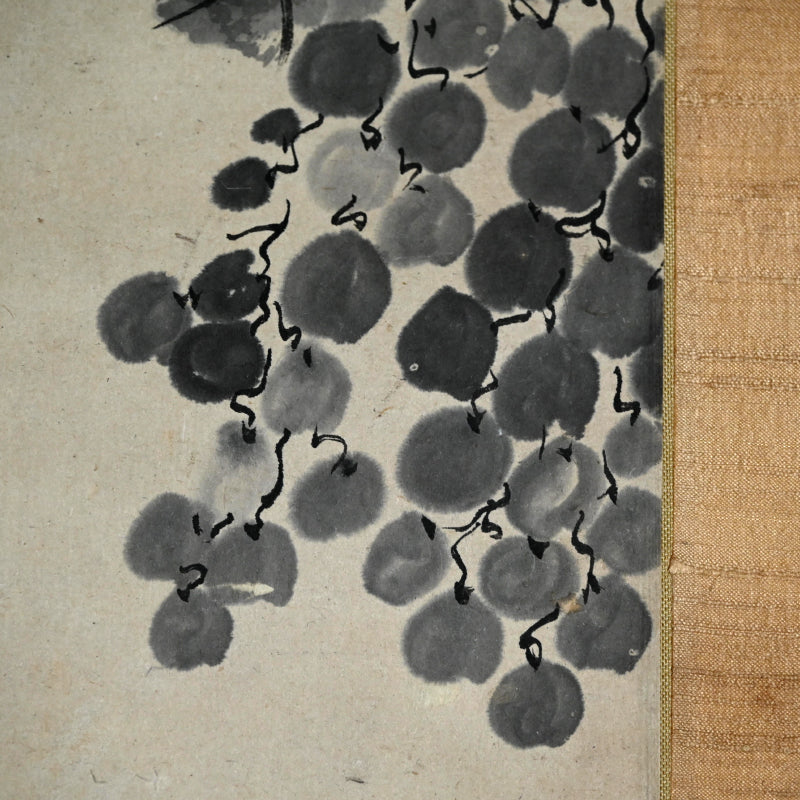 17th c. Grapes by Chinese Obaku Priest ー東皐 心越