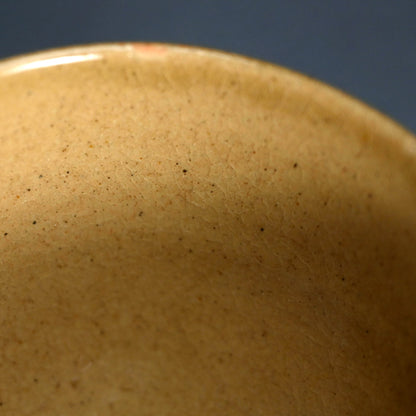 Edo period Japanese Kiseto Chawan Tea Bowl ー黄瀬戸御茶碗