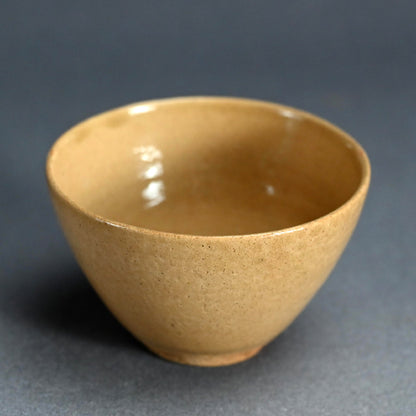 Edo period Japanese Kiseto Chawan Tea Bowl ー黄瀬戸御茶碗