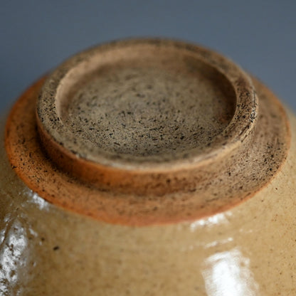 Edo period Japanese Kiseto Chawan Tea Bowl ー黄瀬戸御茶碗