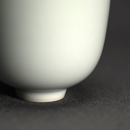 Sencha Porcelain Tea Cup Set ー八木 明 “蓋物付 煎茶碗”