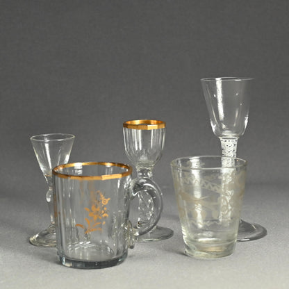 Set of 5 Dutch Glass Vessels from Nakai Riken Collection