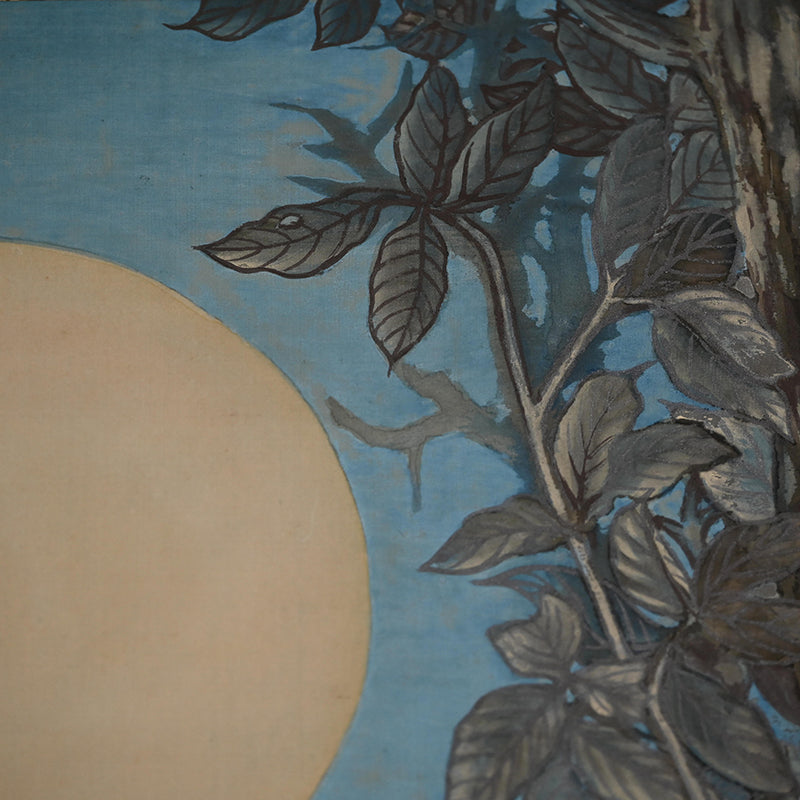 Rabbits and moon ー中原 竹鳳