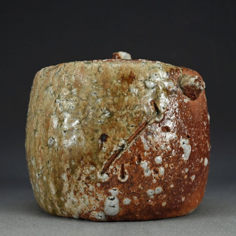 Natural Ash Glazed Anagama Mizusashi ー村越 琢磨 “信楽 水指”