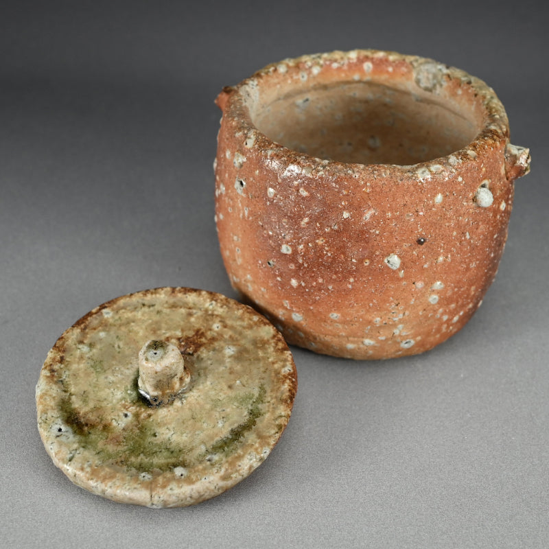 Natural Ash Glazed Anagama Mizusashi ー村越 琢磨 “信楽 水指”