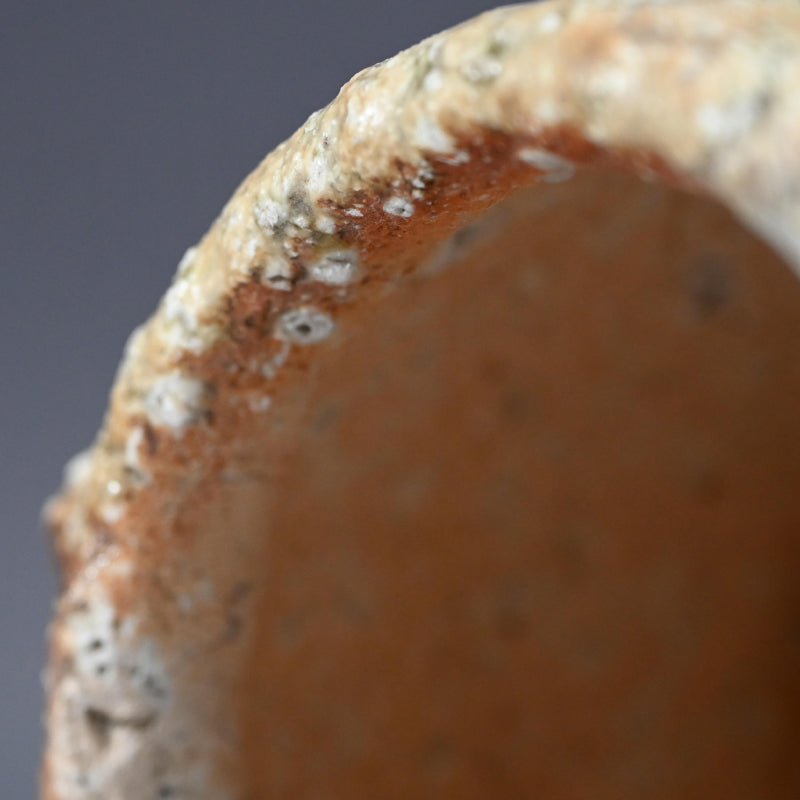 Natural Ash Glazed Anagama Mizusashi ー村越 琢磨 “信楽 水指”