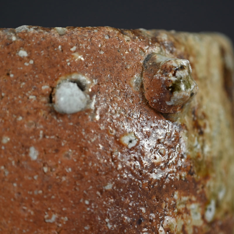 Natural Ash Glazed Anagama Mizusashi ー村越 琢磨 “信楽 水指”
