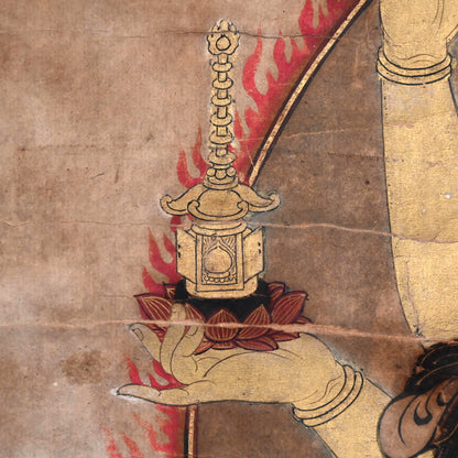 Ancient Nyorai Kojin, Guardian Deity Scroll