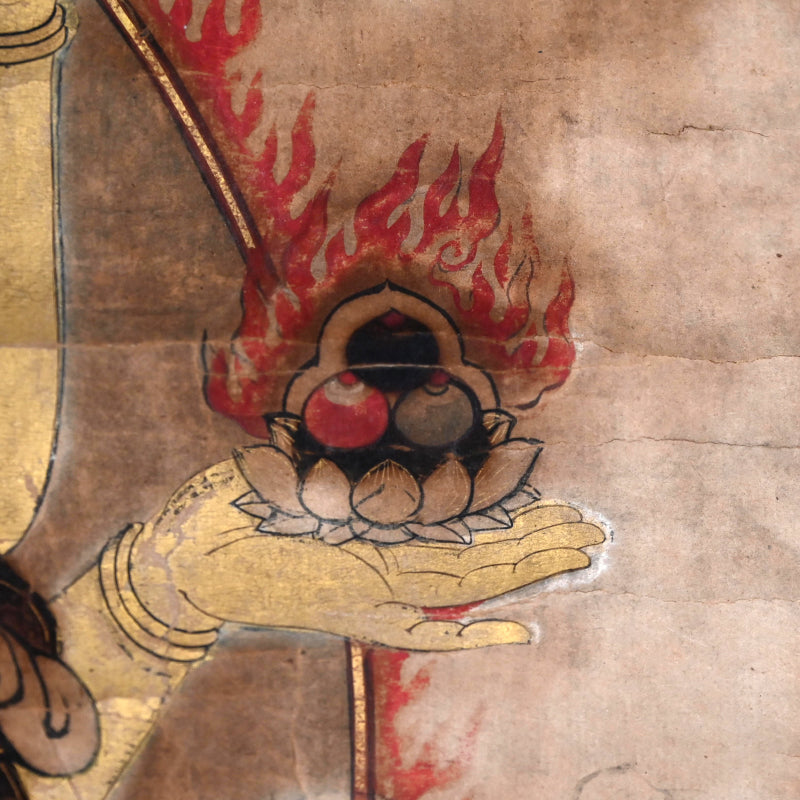 Ancient Nyorai Kojin, Guardian Deity Scroll