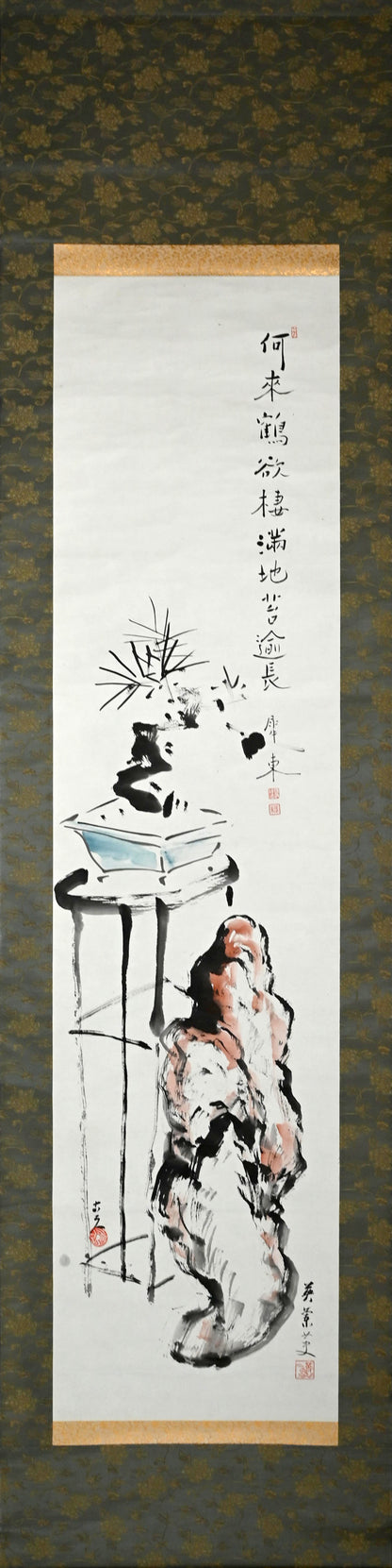 Pair of Gassaku Literati Scrolls, Kodojin, Eiran, Seito ー福田 古道人, 三浦 英蘭, 国府 犀東