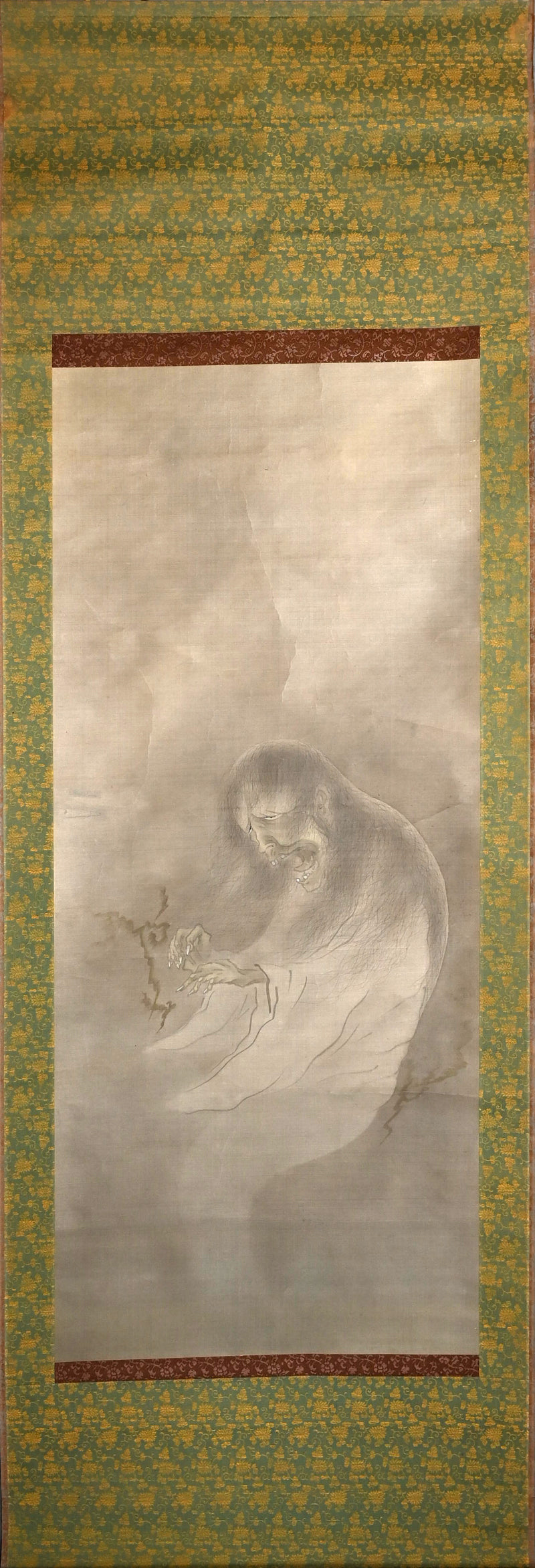 Anonymous Antique 19th Century Japanese Ghost Scroll