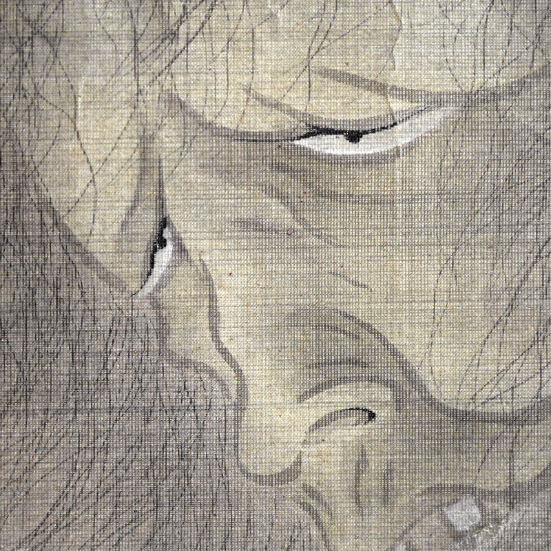 Anonymous Antique 19th Century Japanese Ghost Scroll
