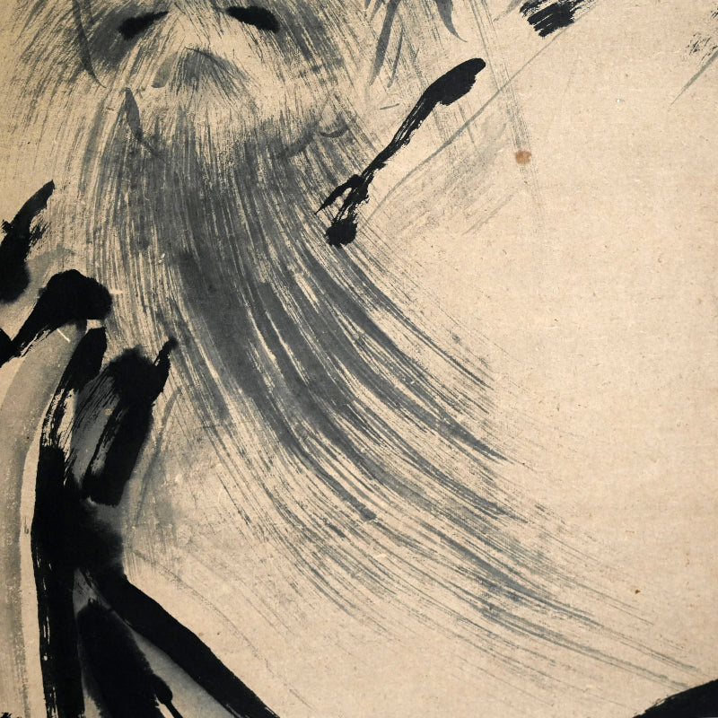 Edo period Painting, Jurojin ー狩野 栄信 “蝶夢圖”