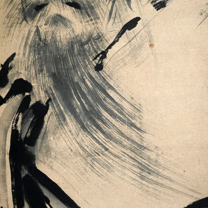 Edo period Painting, Jurojin ー狩野 栄信 “蝶夢圖”