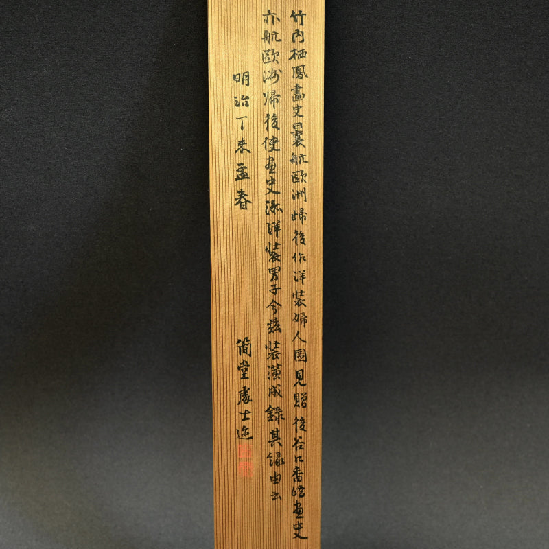 Meiji painting ー竹内 栖鳳, 谷口 香嶠 “洋装男女圖”
